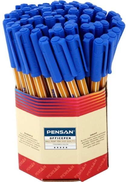 Office Pen Tükenmez Kalem Mavi 60'lı Kutu indirimleri