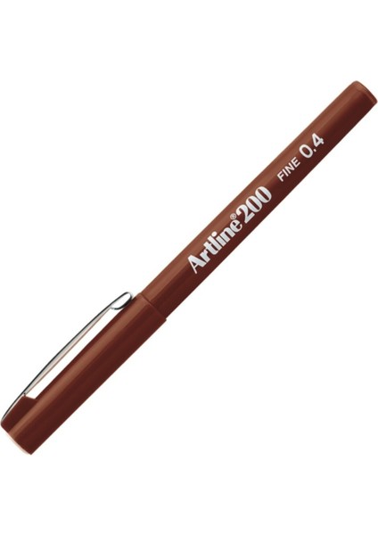 200 Fine 0.4 Fineliner Keçeli Kalem Kahverengi
