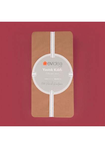 Soft Basic 2'li Yastık Kılıfı - Karamel - 50X70 cm modelleri