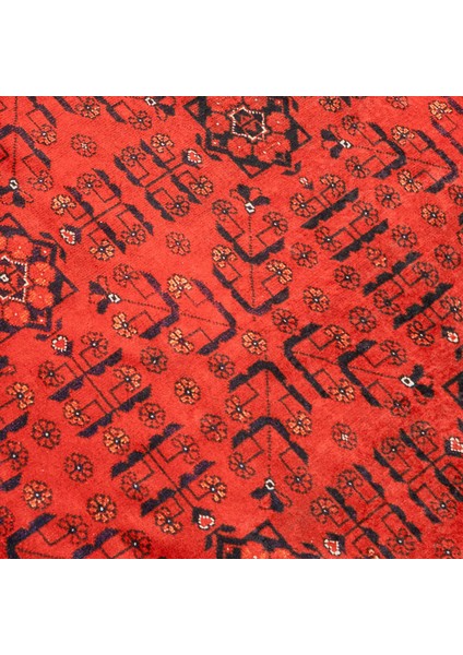 Soft Atlas Afgan Desenli Halı - Kırmızı - 160X230 cm indirimleri