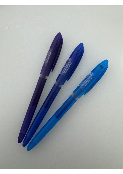 Roller Kalem Signo Gelstick Jel Bilye Uç 0.7 mm Siyah Mavi Açık Mavi (3 Adet)