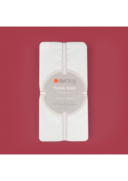 Soft Basic 2'li Yastık Kılıfı - Beyaz - 50X70 cm modelleri