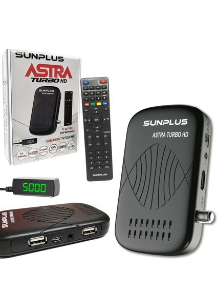 Yüksek Kaliteli Wi-Fi Full Hd Uydu Alıcısı Siyah, Sinema Paketli, Çanaksız, Turbo Teknolojili fiyatları