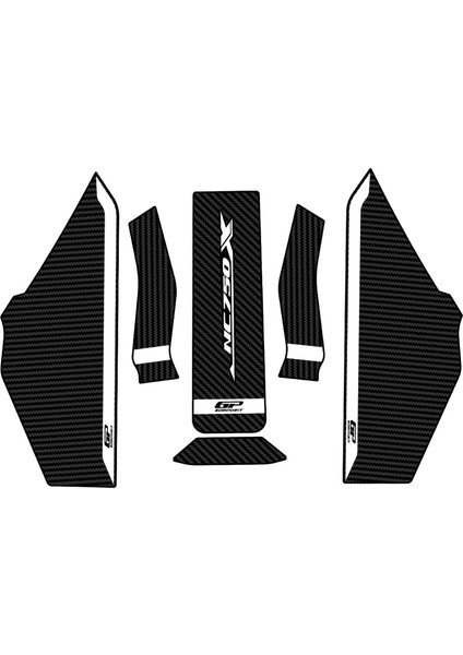 Honda Nc 750 x 2025 Uyumlu Tank Pad Karbon-Gri