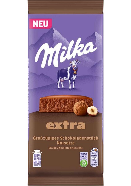 Extra Chunky Noisette Chocolate 190G