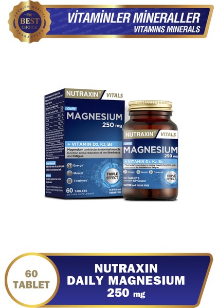Asfstore Nutraxin Magnesium Daily 60 Tablet