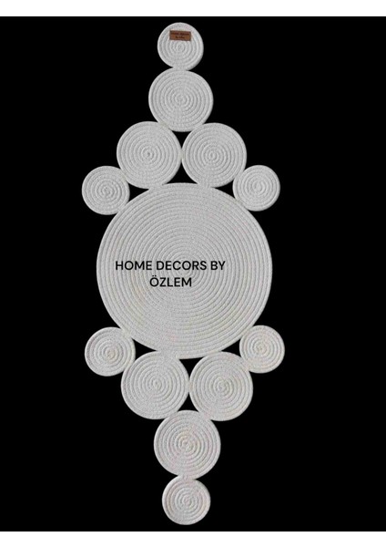 Hasır Dekoratif Runner Dekoratif Örtü Masa Örtüsü Düzenleyici 82x30