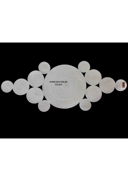 Hasır Dekoratif Runner Dekoratif Örtü Masa Örtüsü Düzenleyici 82x30 modelleri