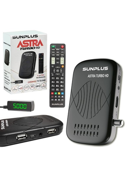 Mini Full Hd Uydu Alıcı, Wi-Fi, Youtube, Ucast, Astro, Turbo Hd, Iks Hediye, Sıfır Iptv