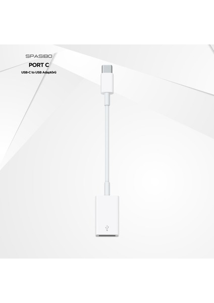 Port C | Usb-C - USB Adaptörü ile Hızlı Bağlantı, Veri Aktarımı ve Şarj Desteği indirimleri