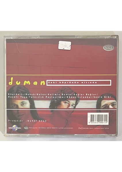 Duman Eski Köprünün Altında CD (Orijnal 1999 Dönem Baskı Cd) fiyatları