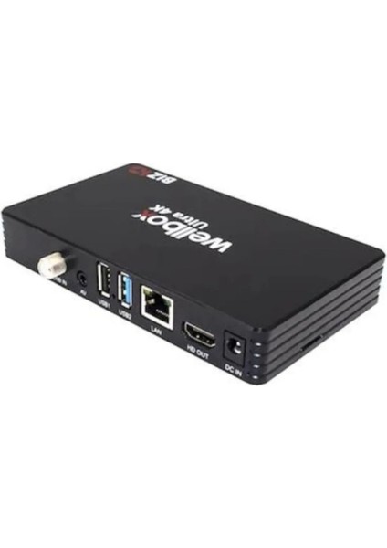 Yüksek Çözünürlük Android Tv Kutusu Uydu Alıcısı Siyah fiyatları