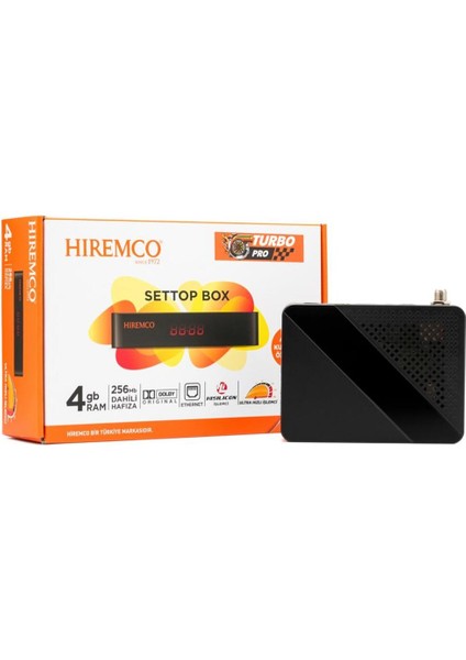 Yüksekperformanslı Linux Uydu Alıcısı Siyah Renkli