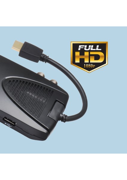 Hd-55 HDMI Çıkışlı Hd Pvr Kayıt Uydu Alıcısı, Siyah, Net ve Kullanışlı Tasarım