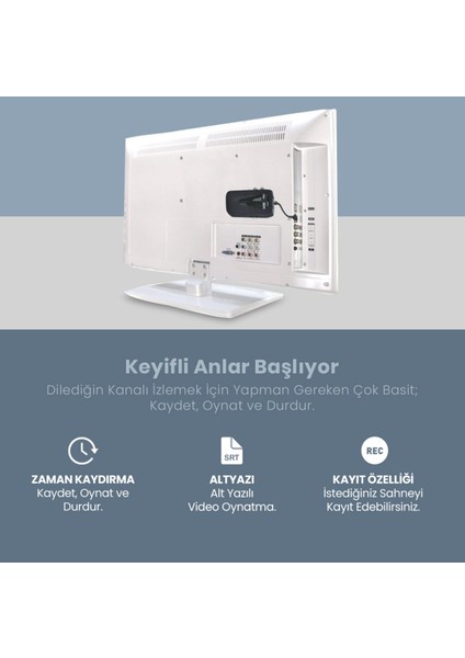 Hd-55 HDMI Çıkışlı Hd Pvr Kayıt Uydu Alıcısı, Siyah, Net ve Kullanışlı Tasarım indirimleri