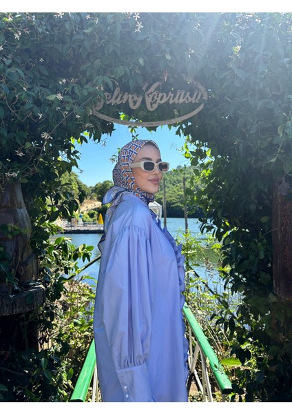 Elmas Desenli Eşarp Lacivert fiyatları