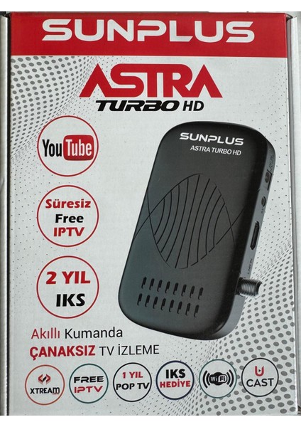 Kırmızı Astra Turbo Hd Uydu Alıcısı ile Yüksek Kalitede Yayın Keyfi