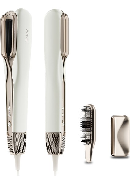 Hyperstrait 3’ü 1 Arada Saç Düzleştirici&kurutucu &FIRÇA–100 Milyon Plazmalı Saç Bakım Tarağı ile Kurutma ve Düzleştirme,hızlı Isınma 4 Isı Ayarı,akıllı Otomatik Kapanma Gold