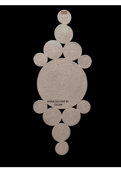 Hasır Dekoratif Runner Dekoratif Örtü Masa Örtüsü Düzenleyici 82x30