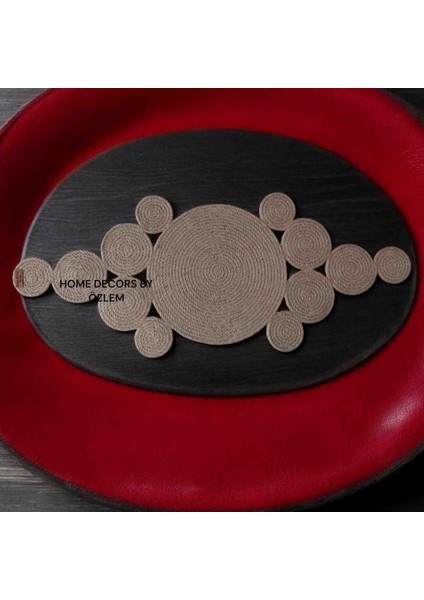 Hasır Dekoratif Runner Dekoratif Örtü Masa Örtüsü Düzenleyici 82x30 fiyatları