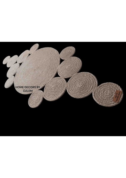 Hasır Dekoratif Runner Dekoratif Örtü Masa Örtüsü Düzenleyici 82x30 modelleri