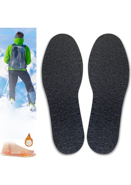 Kışlık Sıcak Tutan Keçe Iç Tabanlık, Termal Konforlu Bot Ayakkabı Tabanı, 1çift