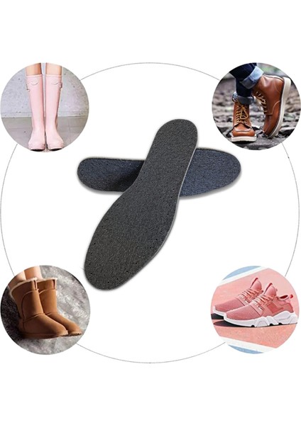 Kışlık Sıcak Tutan Keçe Iç Tabanlık, Termal Konforlu Bot Ayakkabı Tabanı, 1çift indirimleri