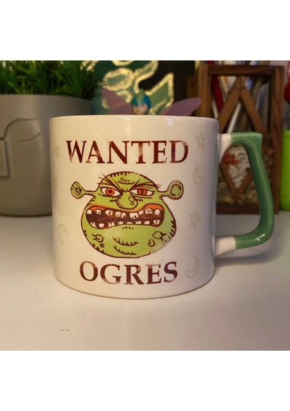 Yeşil Şirin Çift Kupa Bardak Takımı, Çay ve Kahve Fincanı Seti modelleri