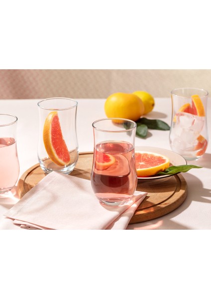 Beyaz 4'lü Meşrubat Bardağı Seti, Şık ve Kullanışlı Tasarım