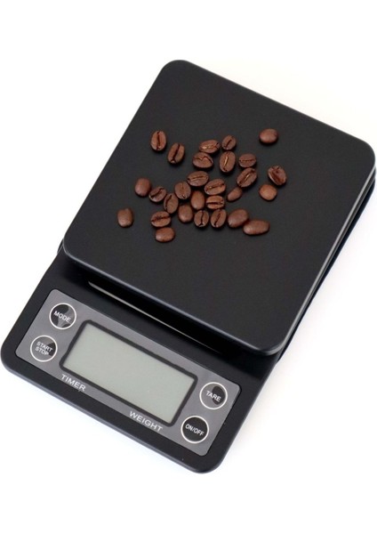 Çok Renkli Hassas Kahve Tartısı, Dijital ve Hafif, Profesyonel Kullanım Için