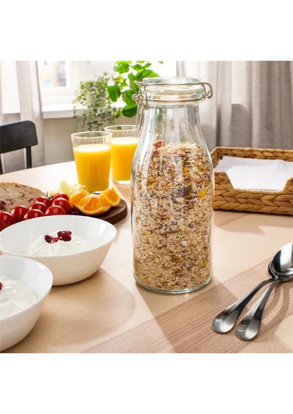 Kahverengi 1 Litre Şişe, Şeffaf ve Hafif, Dayanıklı, Pratik Kullanım fırsatları