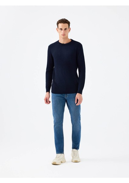 Regular Fit Lacivert Erkek Kazak LF2040477 fiyatları