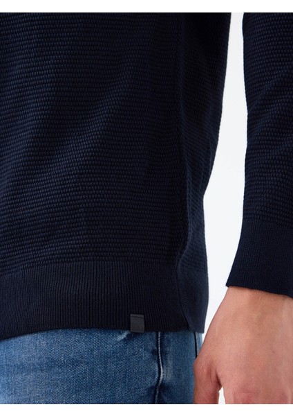 Regular Fit Lacivert Erkek Kazak LF2040477 indirimleri