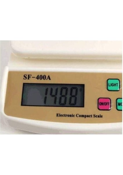 Hassas Işıklı LCD Ekranlı Dijital Mutfak Tartısı Beyaz fırsatları