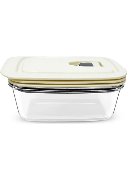 Vakumlu Kapaklı Cam Saklama Kabı, 0.4 Lt, Şık ve Pratik Tasarım indirimleri