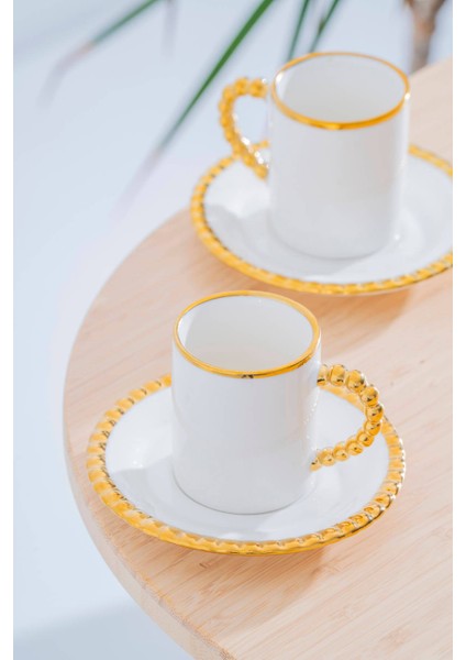 Renkli 2 Kişilik Kahve Fincanı Takımı, 90 Ml, Şık ve Zarif Tasarım fiyatları