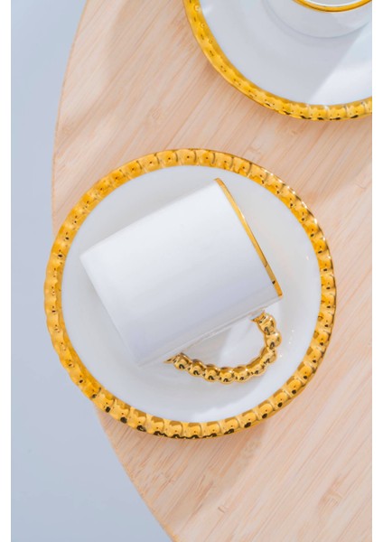 Renkli 2 Kişilik Kahve Fincanı Takımı, 90 Ml, Şık ve Zarif Tasarım indirimleri