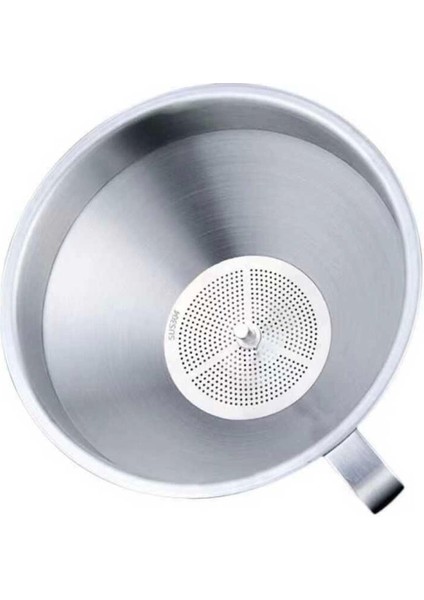 13 cm Paslanmaz Süzgeçli Huni, Yağ, Sos ve Sıvı Akıtıcı, Pratik Kullanım Sağlar modelleri