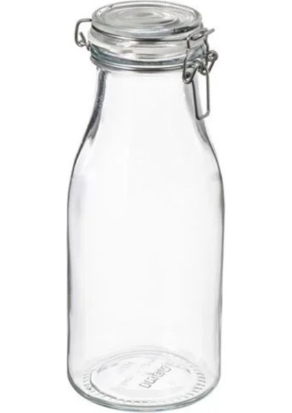 Kahverengi 1 Litre Şişe, Şık ve Kullanışlı Cam Şişe, Ideal For Içecek Saklama.