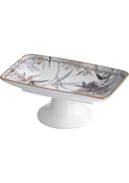 Renkli Ayaklı Sunum Tabağı, 28 Cm, Şık ve Pratik Sunum Için Ideal fiyatları