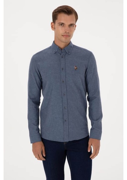 AKIS025K Indigo Erkek Gömlek 2225603