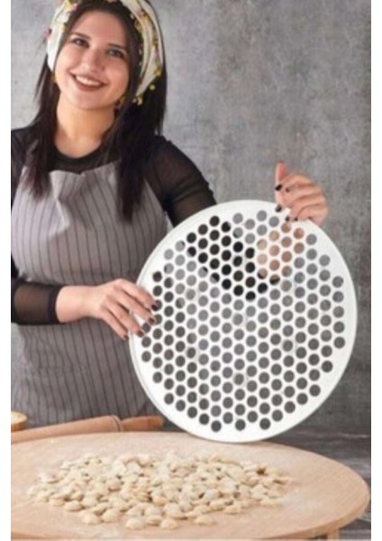 Pratik Altıgen ve Üçgen Mantı Kalıbı 2'li Set 40 cm Gri modelleri