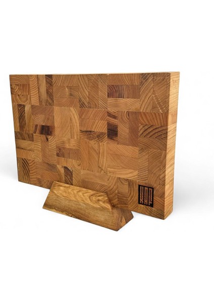 Kestane ve Meşe Kesme Tahtası Standı, Doğal ve Şık Mutfak Aksesuarı fırsatları