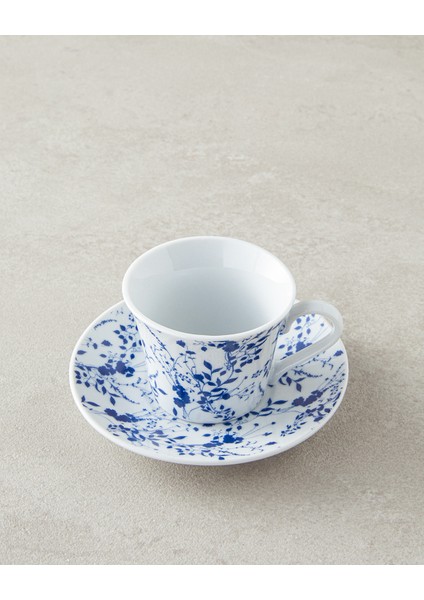 Mavi 4'lü Porselen Kahve Fincanı Takımı, 2 Kişilik Set modelleri