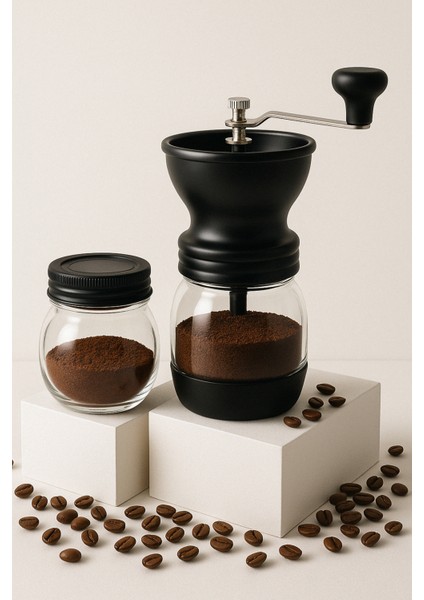 Çok Renkli Seramik Kahve Değirmeni, Chemex, V60 ve French Press Uyumlu