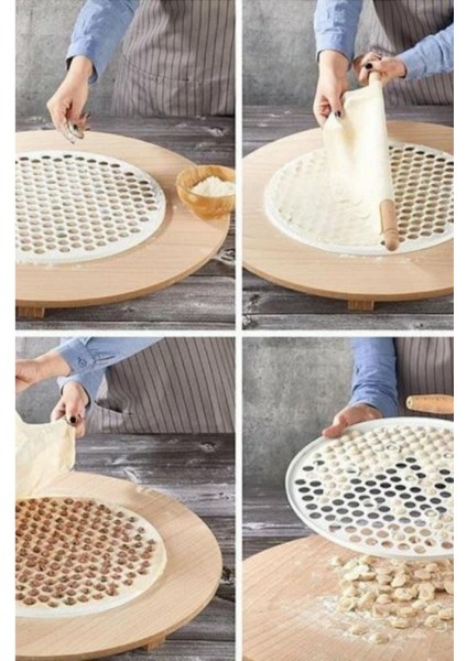 Pratik 2'li Altıgen ve Üçgen Mantı Kalıbı Seti, 40 Cm, Gri indirimleri