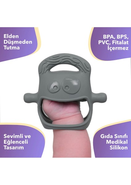Bfs Mochi Diş Kaşıyıcı Gri fırsatları