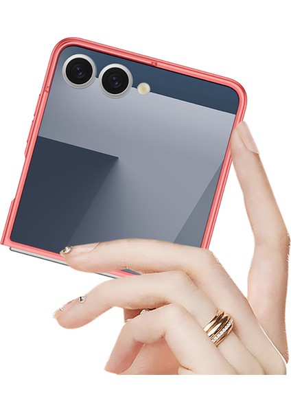 Samsung Galaxy Z Flip 7 Kılıf M-Safe Şarj Özellikli Sert Kıpta Kapak fiyatları