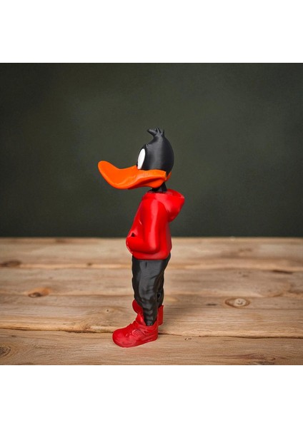 26 cm 3D Baskı Daffy Duck Figürü, Looney Tunes Figür, Çizgi Film Figürü fırsatları