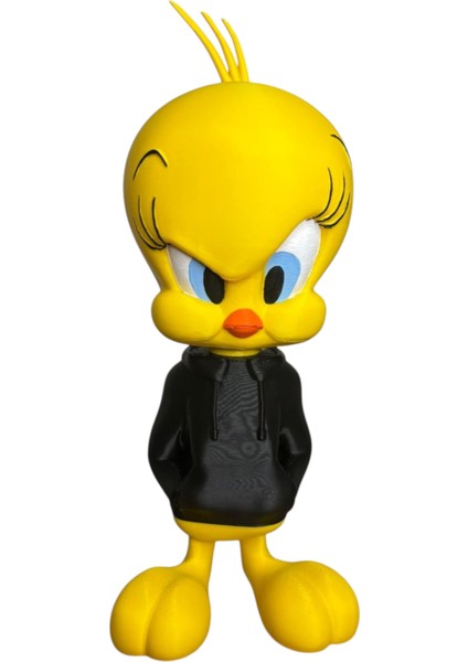 21 cm 3D Baskı Tweety Figürü, Looney Tunes Figür, Çizgi Film Figürü fiyatları